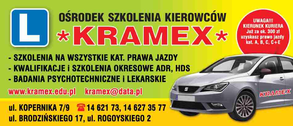 OŚRODEK SZKOLENIA "KRAMEX" TARNÓW Nauka Jazdy Prawo Jazdy Kwalifikacje ...